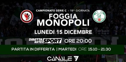Foggia-Monopoli, le ultime a 24 ore dal match