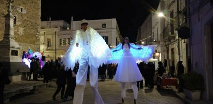 A Gioia del Colle spettacoli di luce e fuoco con Lumina